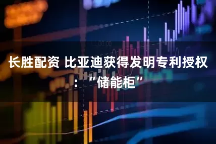 长胜配资 比亚迪获得发明专利授权：“储能柜”
