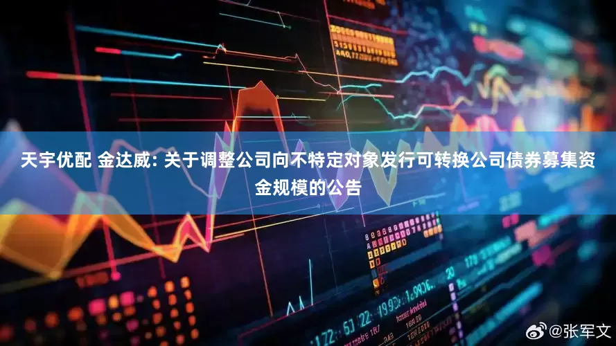 天宇优配 金达威: 关于调整公司向不特定对象发行可转换公司债券募集资金规模的公告